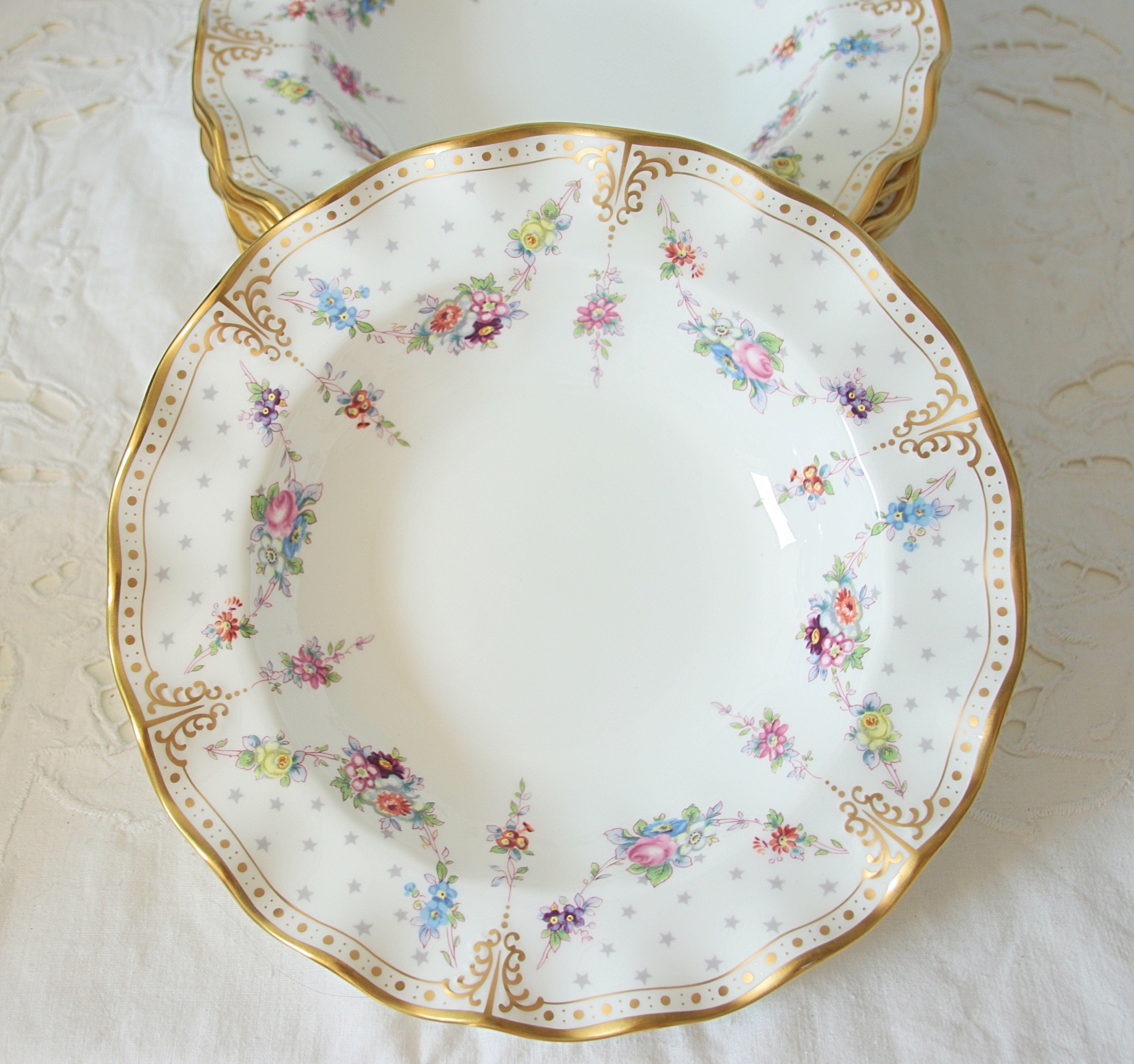 Set of 6 Very Hard to Find Vintage Royal Crown Derby Royal