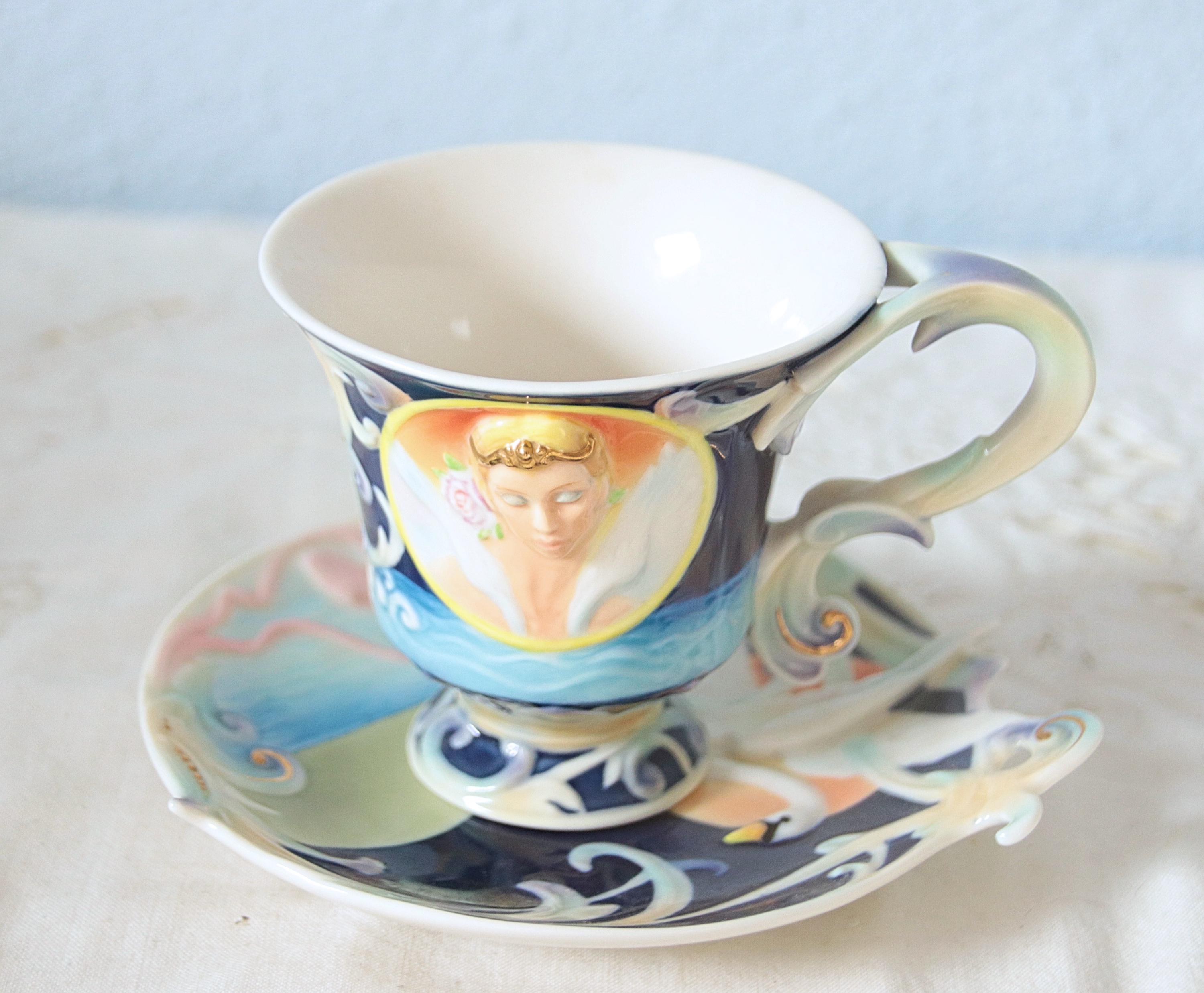Swan Franz Porcelain - Etsy