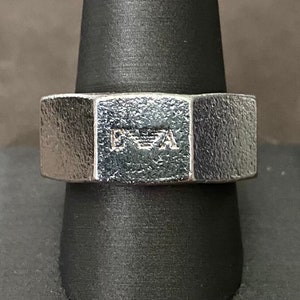 Armani ring mens uk deals