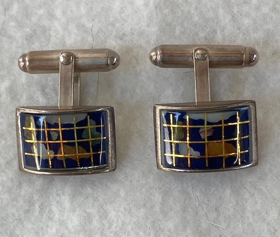 Vintage Robert Tateossian Sterling Silver Enamel … - image 1