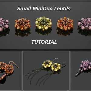 Small MiniDuo Lentils - PDF beading pattern