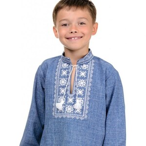 for a boy :2-12 years vishyvanka \u0421hildren embroidered Ukrainian shirt sorochka