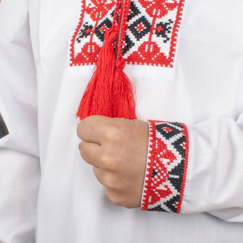 for a boy :2-12 years vishyvanka \u0421hildren embroidered Ukrainian shirt sorochka