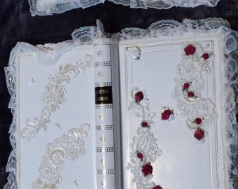 Álbum de fotos de la boda y libros de firmas de invitados