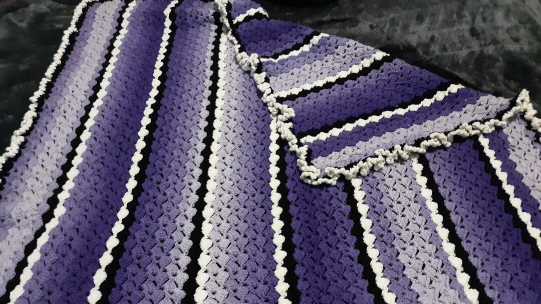 Drunken Granny Stitch Baby Blanket Etsy UK