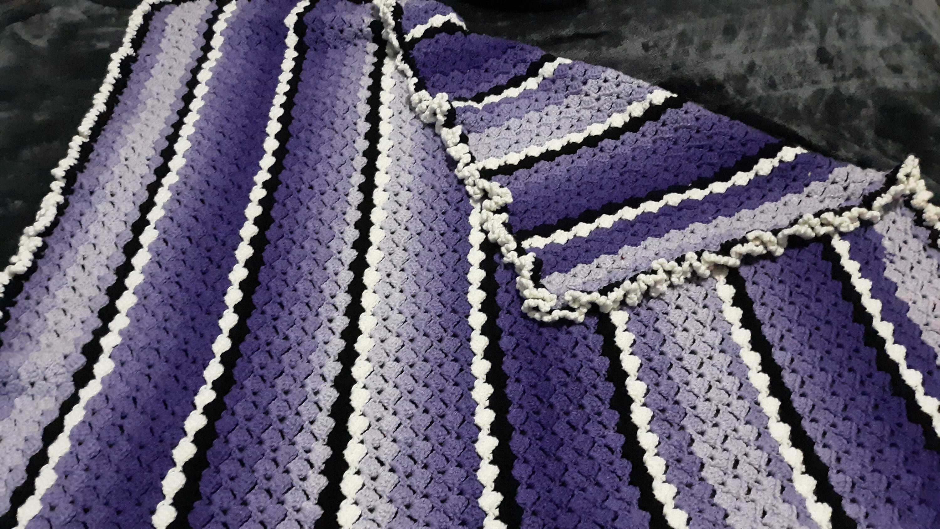 Drunken Granny Stitch Baby Blanket Etsy UK