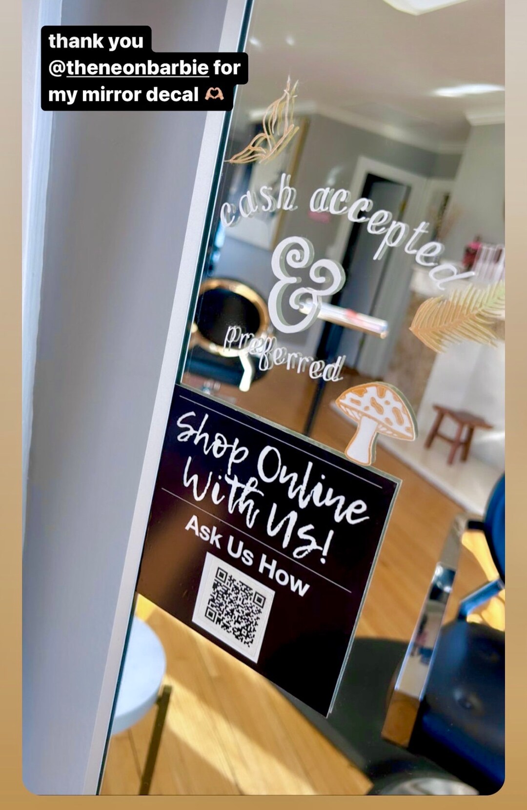 Cash Accepted & Preferred Vinyl Stickers - Custom Decals - Choose Your ...