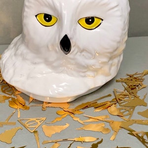 Confeti Muggle Mix - Temática de Harry Potter - 200 piezas - Diseños dibujados a mano - Personalizable - Sombrero de bruja - Pegatinas gratis incluidas