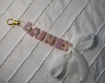 Diaper bag key charm