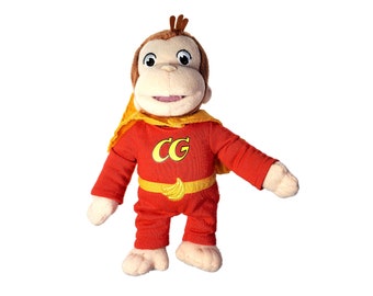 curious george stuffed animal 1975