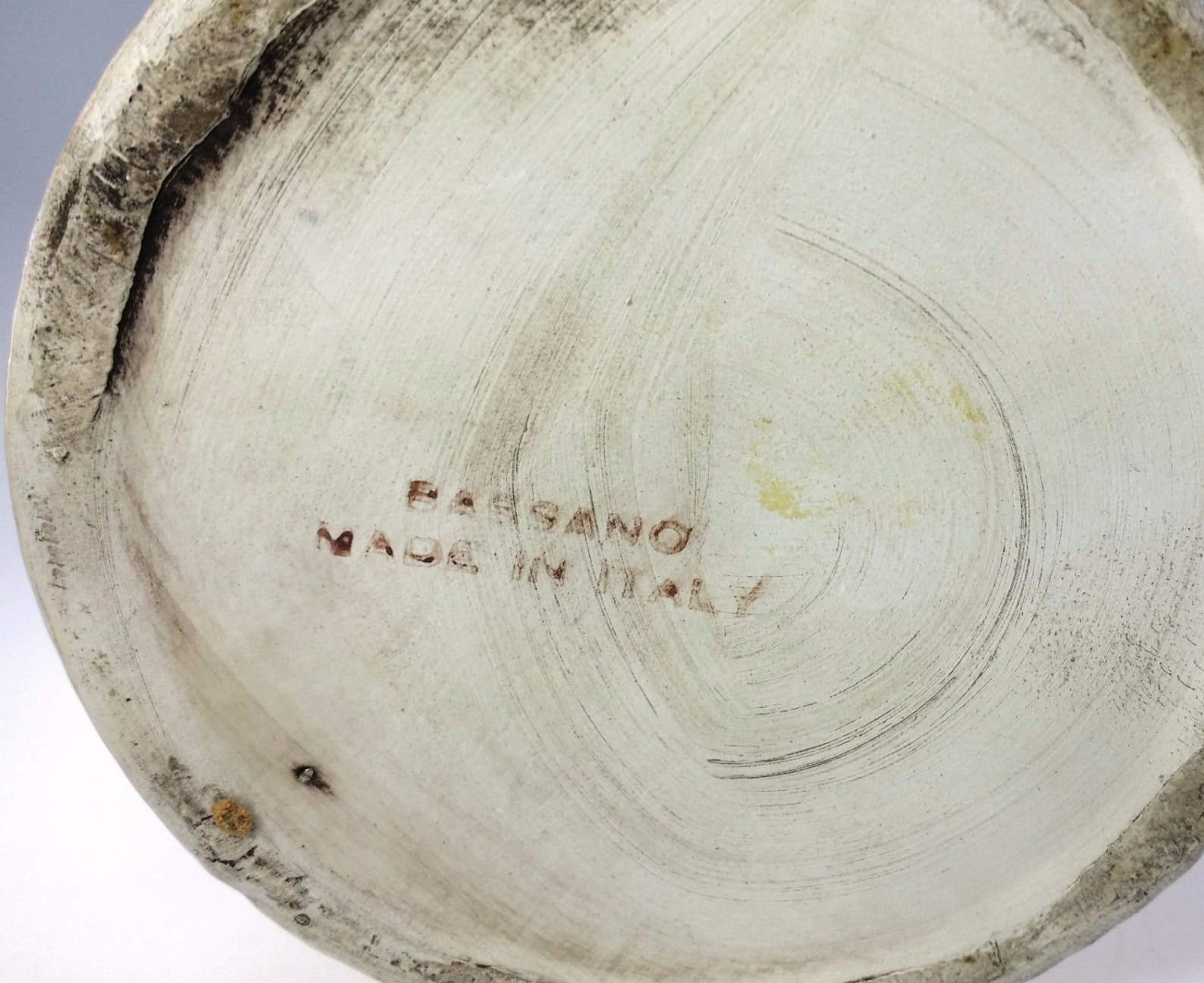 Bassano Art Pottery Italy Woven Porcelain with Rope Handle Etsy