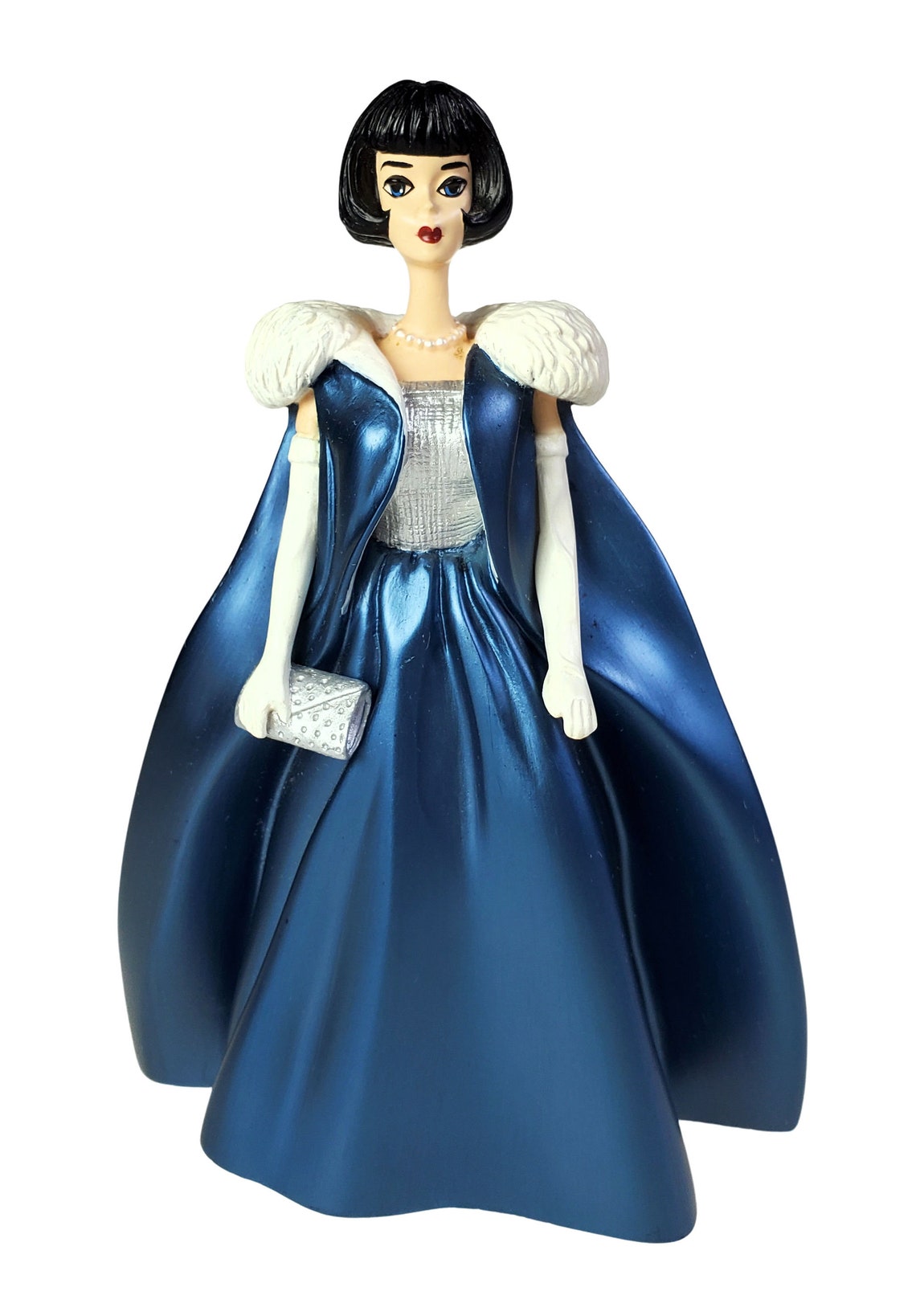 1965 Barbie Figurine Midnight Blue Danbury Mint 1993 Mattel Etsy