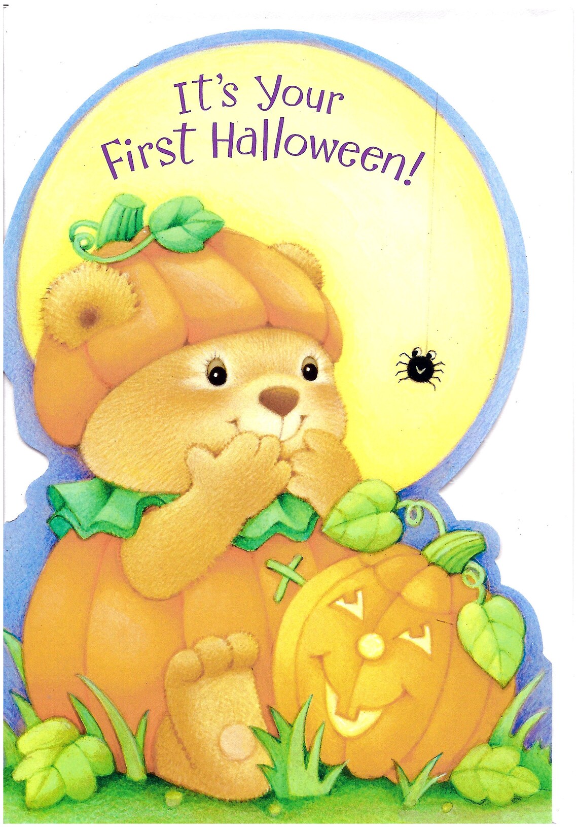 Hallmark Babys First Halloween Cards Vintage Lot of 4 Unique Etsy