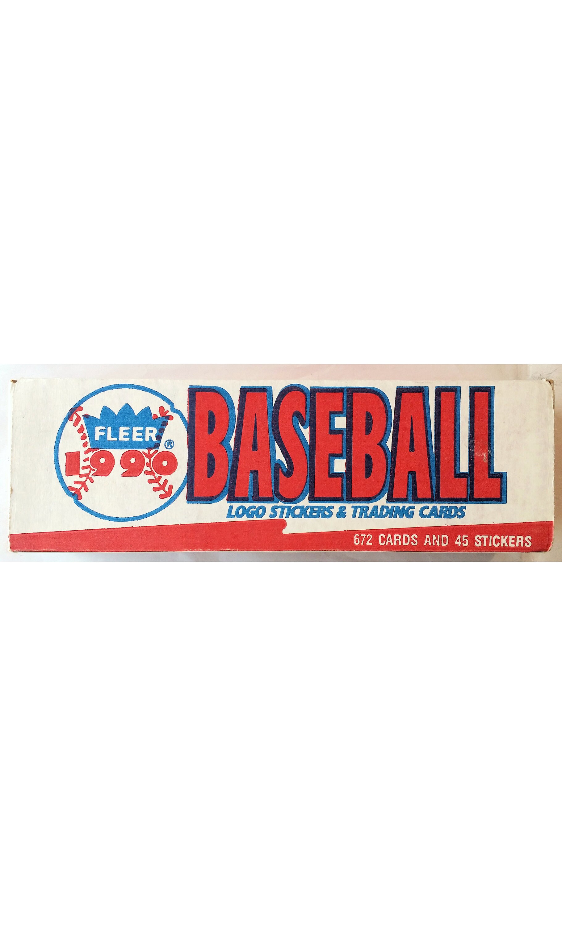 Fleer Baseball Card Set 1990 Complete Sealed 672 Cards 45 Etsy