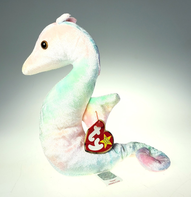 Neon the SeaHorse Original Ty Beanie Baby 1999 Plush Toy w Etsy