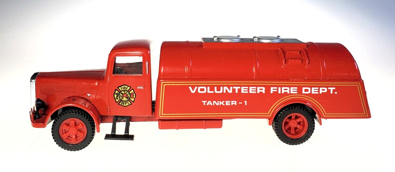 CORGI Classics Die Cast Volunteer Fire Truck White Tanker 1995 | Etsy
