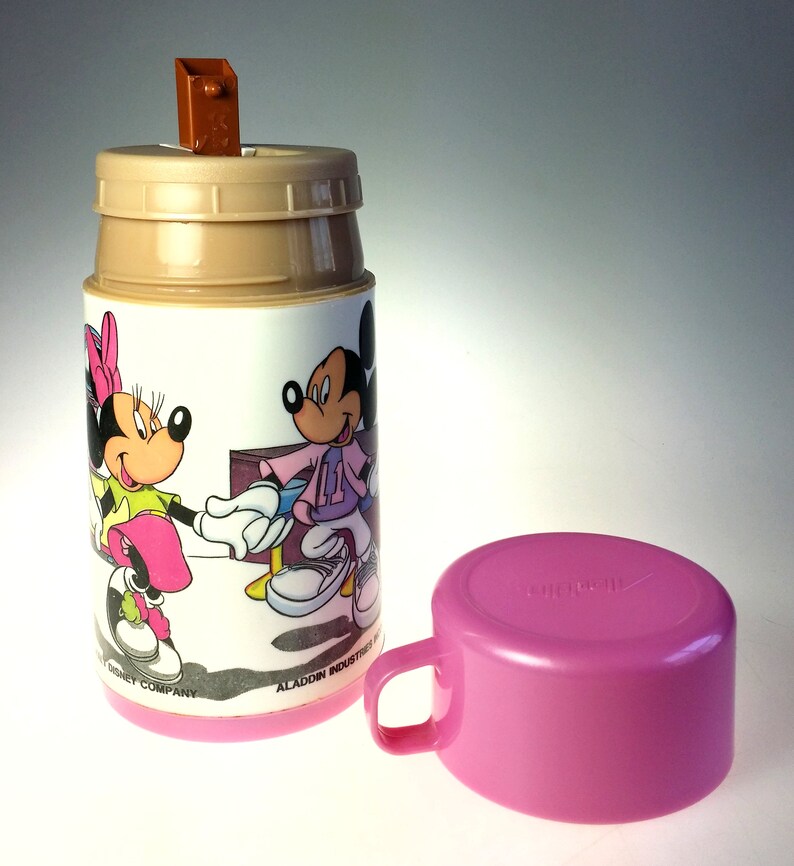 Disney Aladdin Thermos Bottle Mickey Minnie Insulated 10 oz Etsy