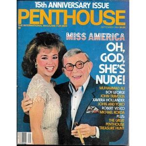 Sept 1984 Penthouse Magazine George Burns Vanessa Williams John