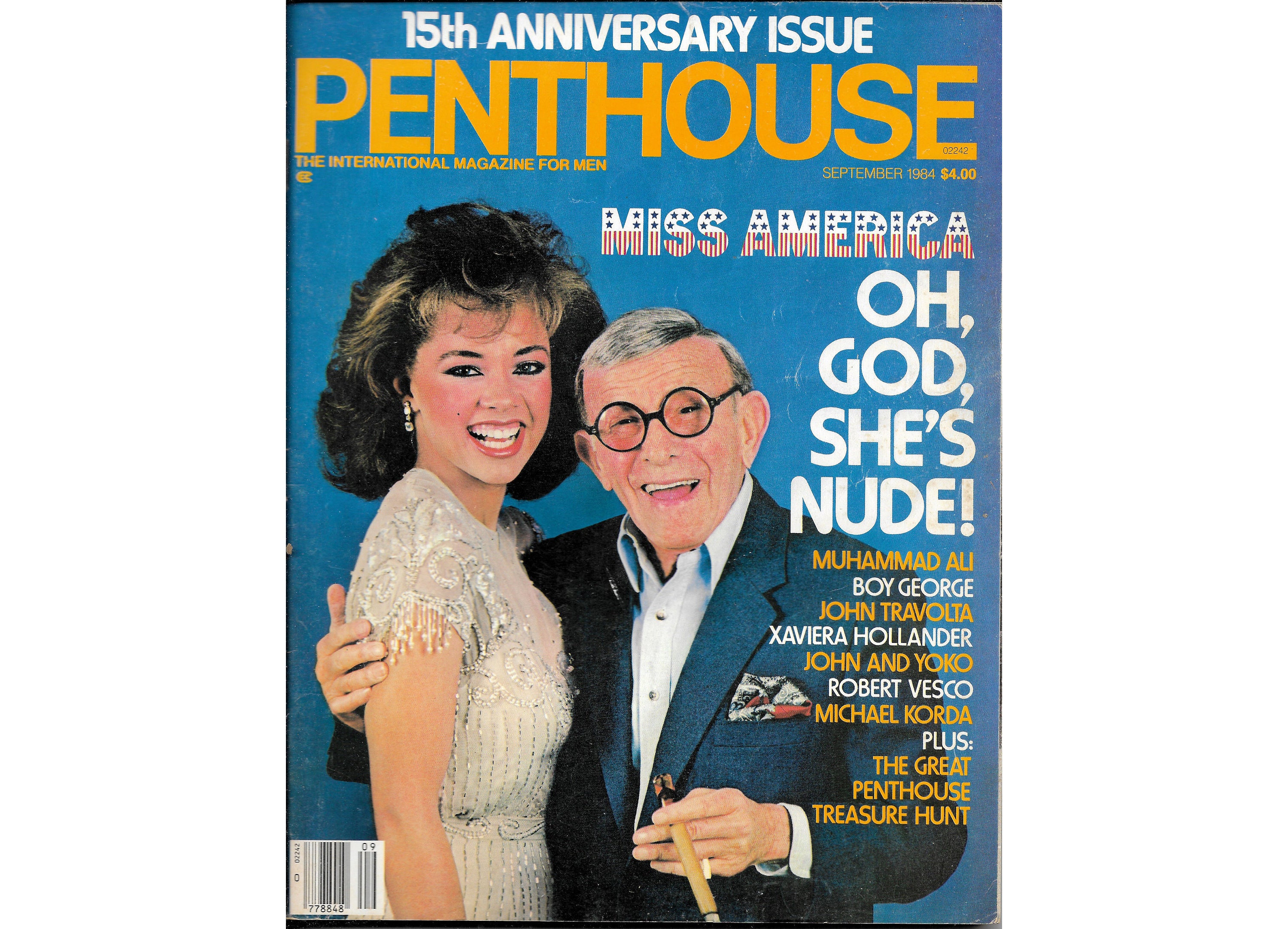 Sept 1984 Penthouse Magazine George Burns Vanessa Williams