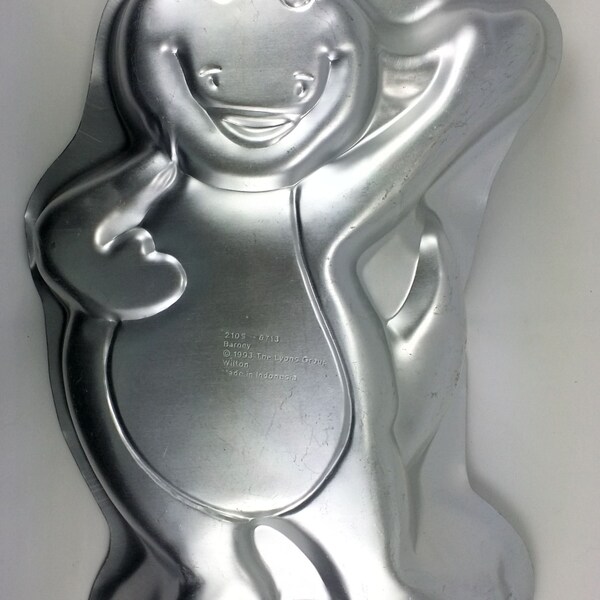 Barney the Dinosaur Wilton 2105-6713 Cake Pan Lyons Group Vintage 1993