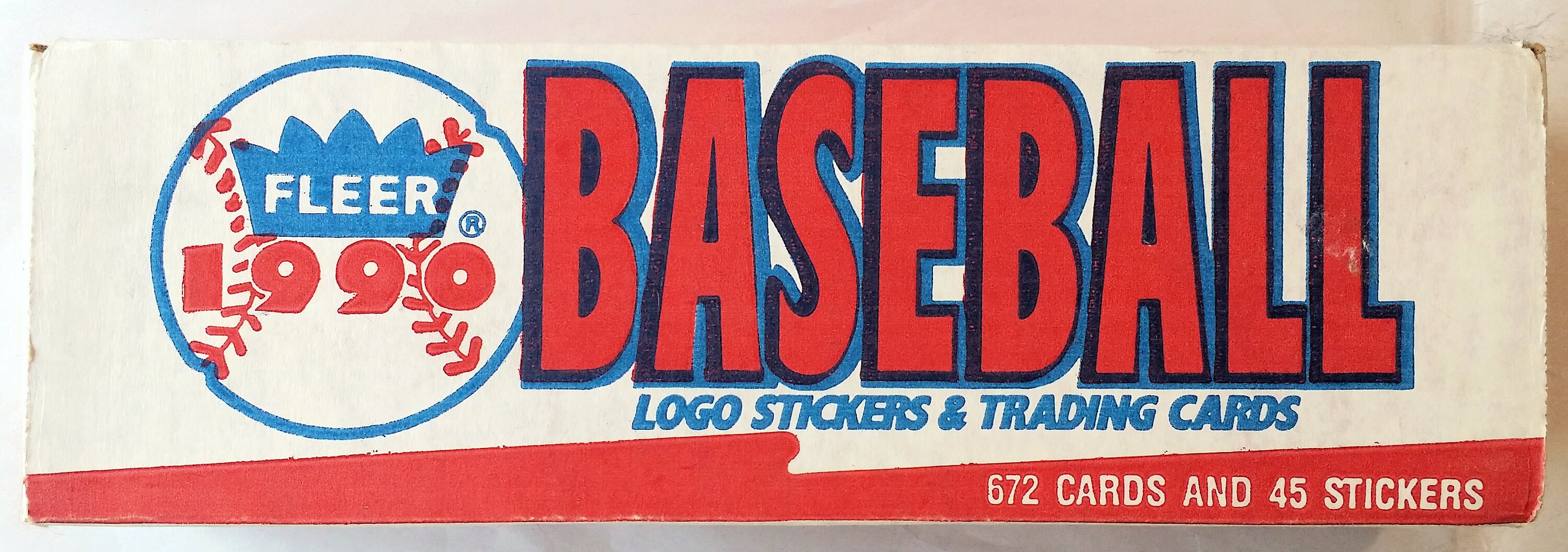 Fleer Baseball Card Set 1990 Complete Sealed 672 Cards 45 Etsy