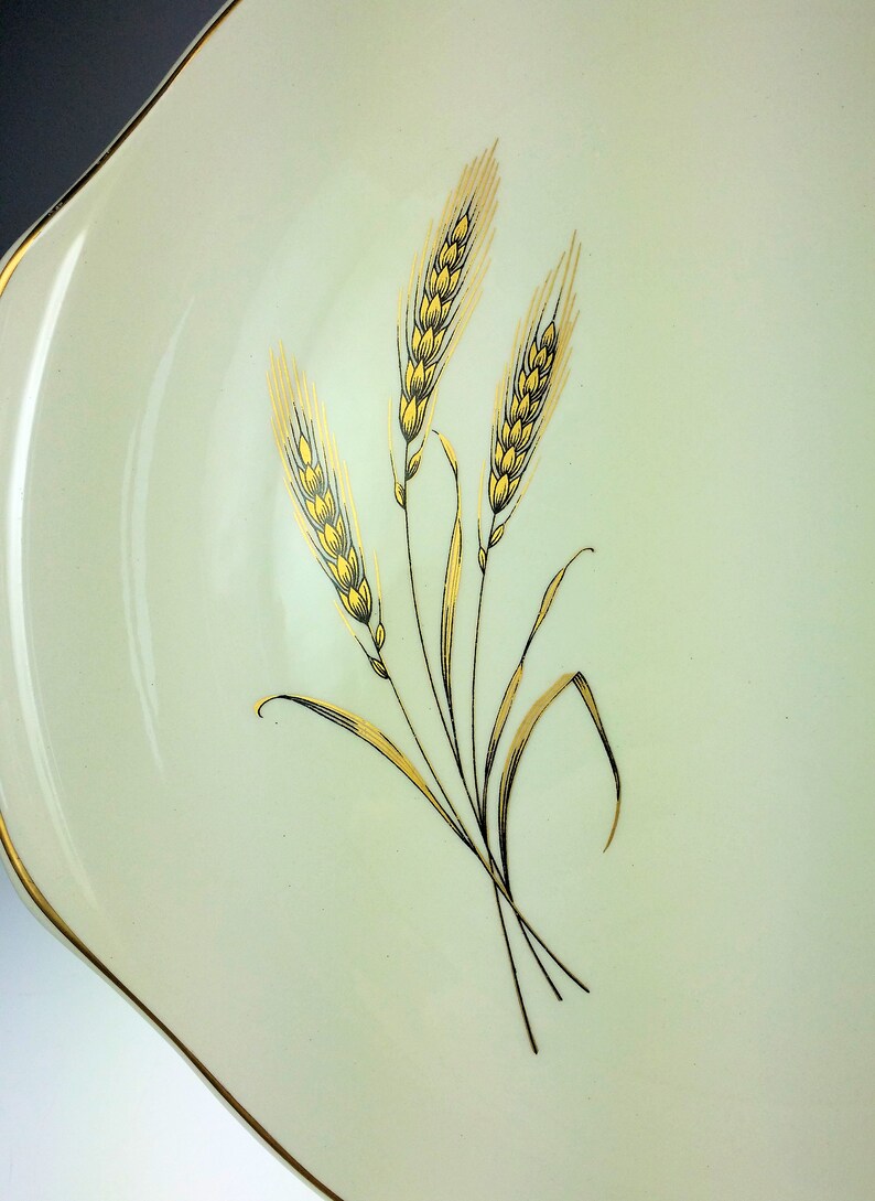 Homer Laughlin Royal Joci China 3 Pc Lot Serving Pieces Platter Cake Plate