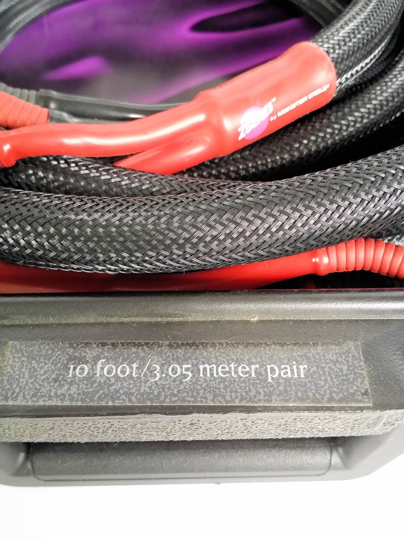 Monster Z3 Ultimate Reference 10 ft 3m Speaker Cable Pair in Etsy