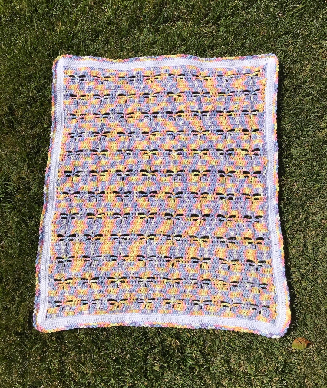 Dragonfly Crochet Baby Blanket, Baby Blanket, Crochet Baby Blanket