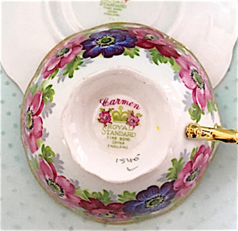 Vintage Royal Standard Tea Cup Cup and Saucer Tea Cup Set Etsy