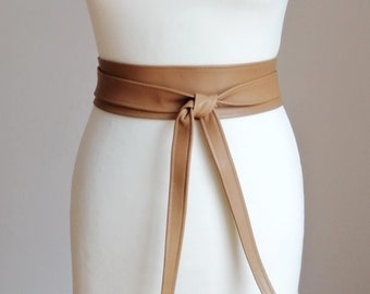 Ledergürtel Obi-Gürtel 4 &#39;&#39; Taillenmieder wickeln