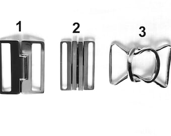 Silver Metal Belt buckle Nickel belt clasp Elastic Stretch women's cinch waist belt clasp brass