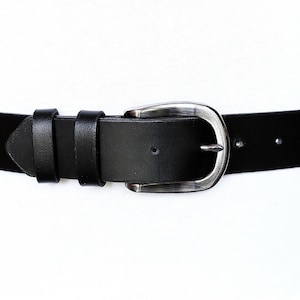 LEATHER BELT Women's belt, Youth Belt 1-1/2" Handmade Dark red Burgundy Back-to-school Full grain Jeans belt