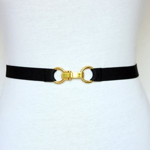 Stretch belt Waist cincher elastic womens belt Many colors 7/8 inch or 2 cm