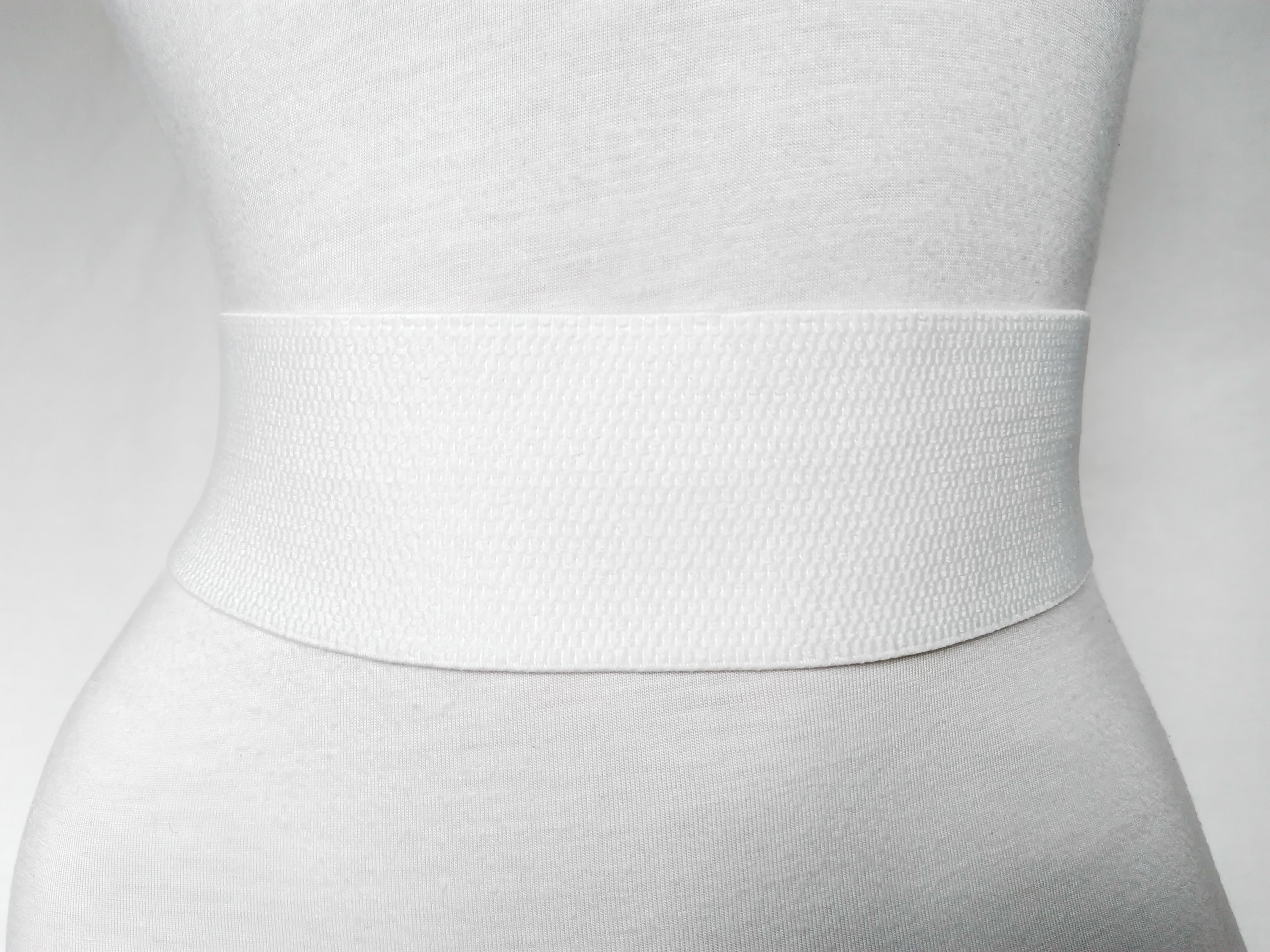 White Elastic belt Stretch simple elastic belt womens elastic Etsy