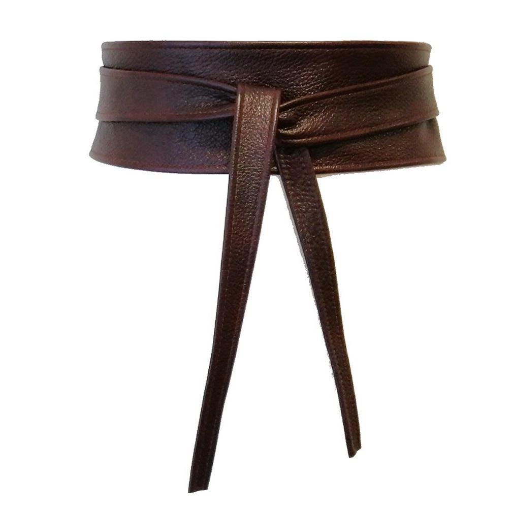 Leather Wrap Obi Belt Brown Women's Waist Wrap Belt - Etsy