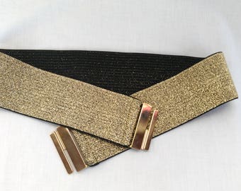 gold stretch belt