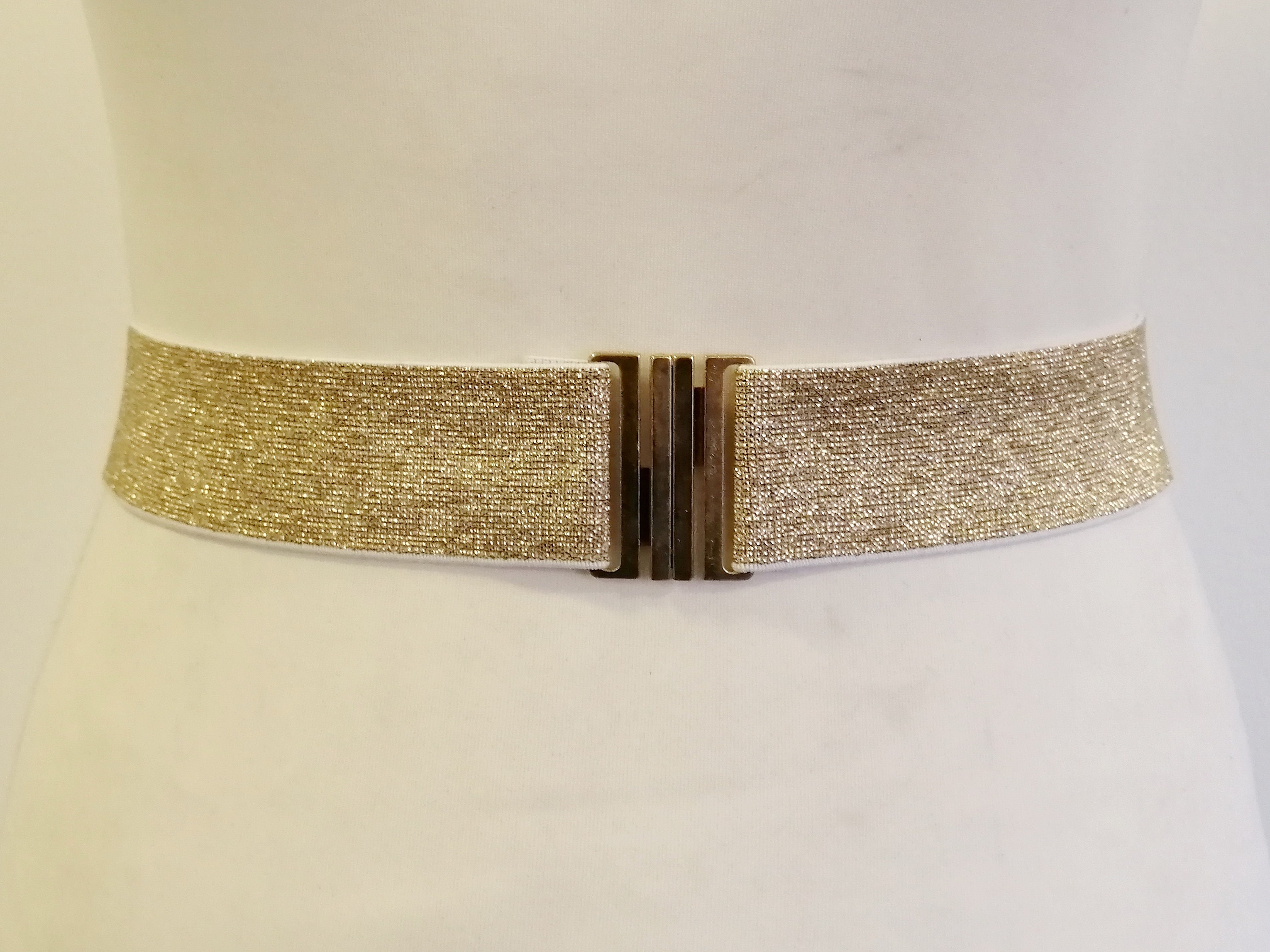 Belt Gold Glitter Classy Narrow‎ 1/2\