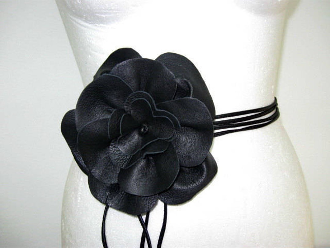 極美品 OUR LEGACY BELT 2 CM Flowers ブラック OUR LEGACY BELT 2 CM Flowers ブラック/90CM Our Legacy