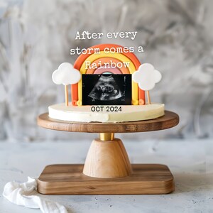 Rainbow Baby Pregnancy Announcement: Gender Neutral Social Media (Digital)