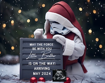 Zwangerschapsaankondiging Star Wars: Stormtrooper, Future Jedi (digitale download)