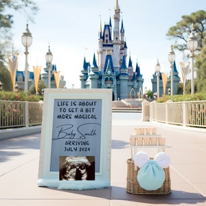 Magic Castle Pregnancy Announcement: Social Media Reveal (Digital)