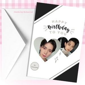 Ateez San Birthday Card - Etsy