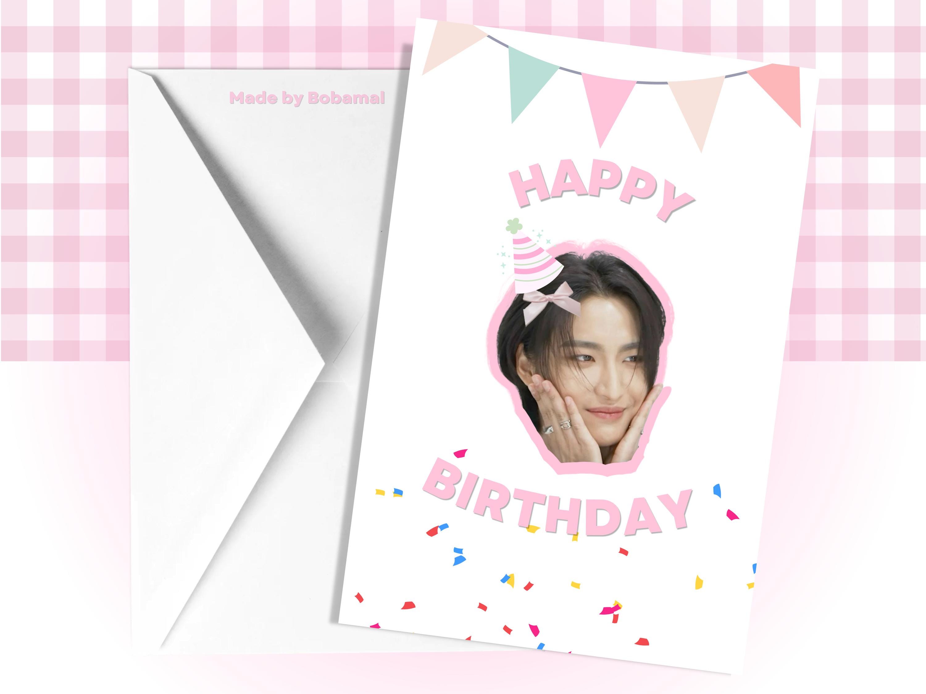 Ateez San Birthday Card - Etsy