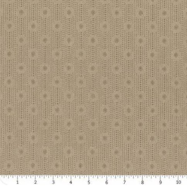 Ruby - Taupe Dotted Blender -  by Bonnie Sullivan from Maywood Studio Fabric - Sold by the Half Yard