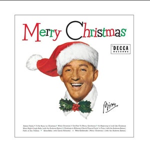 Mini MERRY CHRISTMAS 'Bing Crosby' Schallplattenalbum - Puppenhaus 1/6 1/12 1/24 playscale Zubehör
