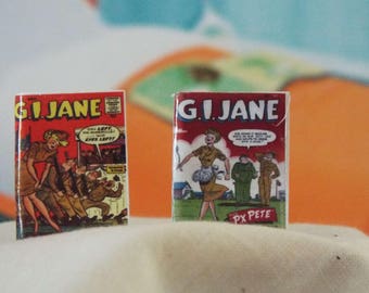 Dollhouse 1:12 scale OPENING WITH PAGES 3 Mini /'Lone Ranger /& Tonto/' comics