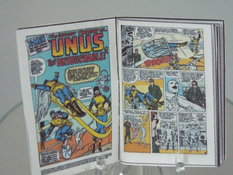 Man Unus Mini 1964 SILVER Age Comic 'X-MEN #8 - Unus' Miniature Diorama Size 1/6 ...