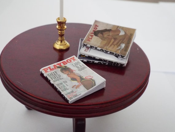 4 Miniature Vintage 'PLAYBOY' Magazines | Etsy