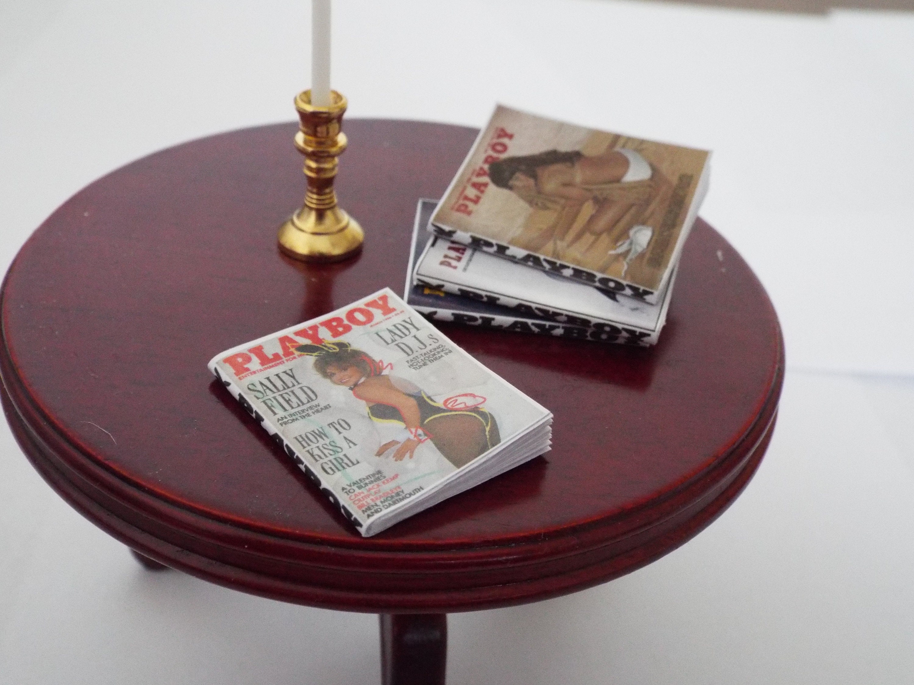 4 Miniature Vintage 'PLAYBOY' Magazines | Etsy