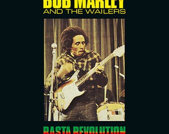 Mini álbum de Bob Marley & the Wailers Reggae "Rasta Revolution" - Accesorio en miniatura para casa de muñecas a escala 1/6, 1/12 y 1/24
